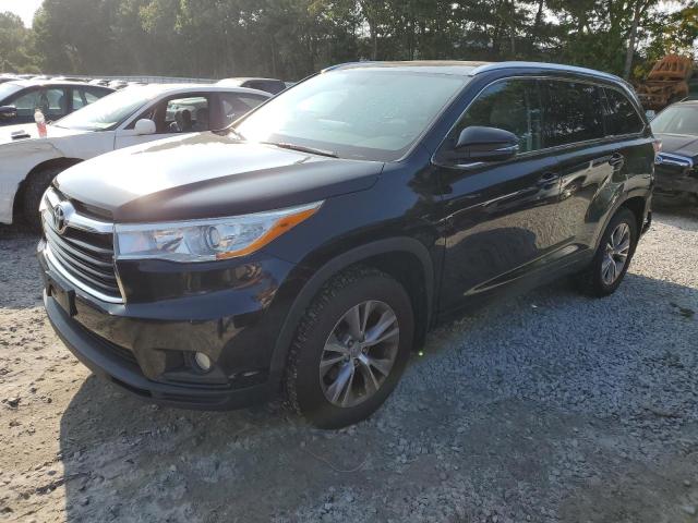 VIN 5TDJKRFH1ES068070 2014 Toyota Highlander, Xle no.1