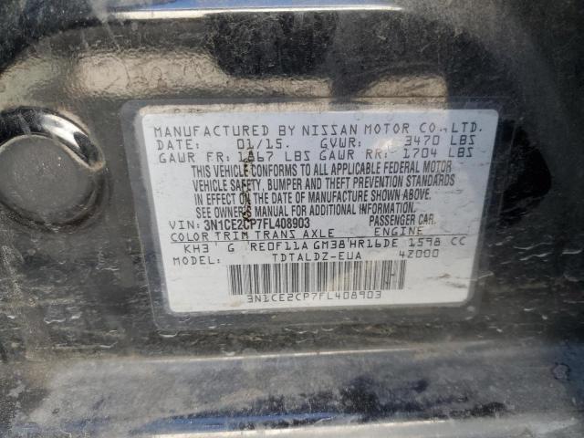 3N1CE2CP7FL408903 Nissan Versa Note S