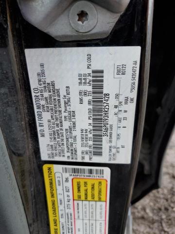 3FA6P0T93HR257428 2017 FORD FUSION, photo no. 12