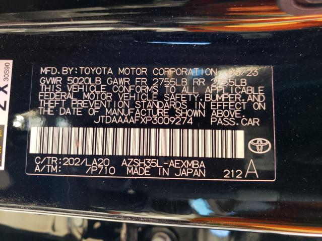 2023 TOYOTA CROWN XLE JTDAAAAFXP3009274