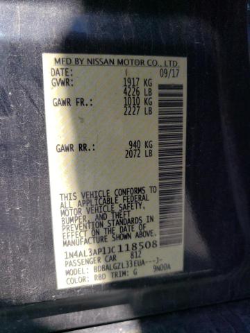 1N4AL3AP1JC118508 Nissan ALTIMA 2.5