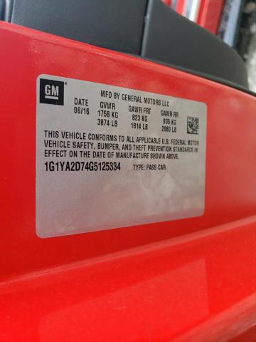 2016 CHEVROLET CORVETTE S - 1G1YA2D74G5125334