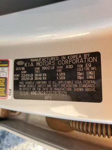 KNDJN2A22G7876121 KIA Soul