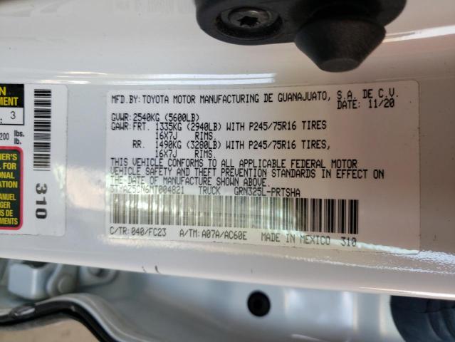 3TYAZ5CN6MT004821 | 2021 TOYOTA TACOMA DOU