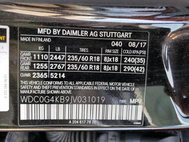 WDC0G4KB9JV031019 Mercedes-Benz Glc 300 4matic