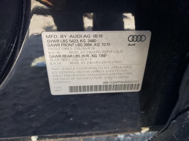 VIN WA1L2AFP9HA062241 2017 Audi Q5, Premium Plus no.14