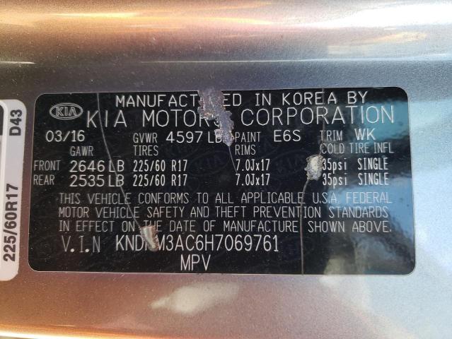 KNDPM3AC6H7069761 KIA Sportage Lx