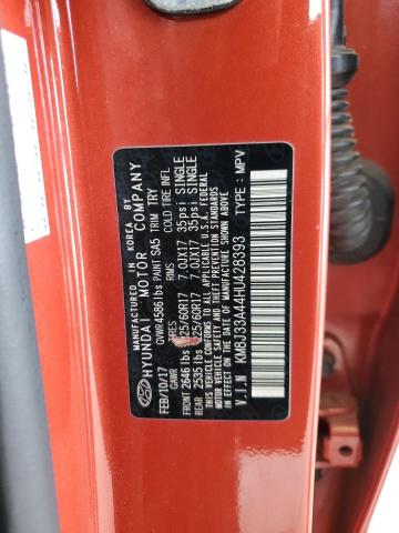 KM8J33A44HU428393 Hyundai Tucson Limited