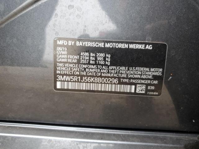 3MW5R1J56K8B00296 BMW 330I