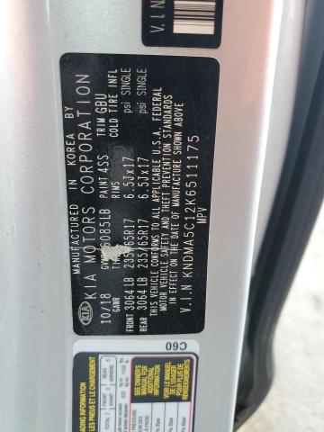 KNDMA5C12K6511175 KIA Sedona L