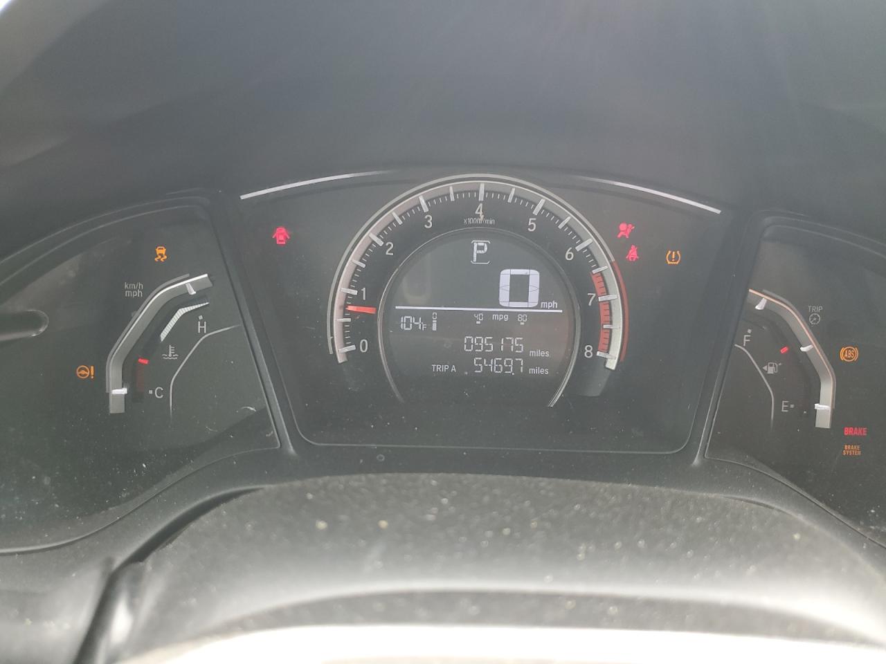 SHHFK7H49HU422199 HONDA CIVIC 2017