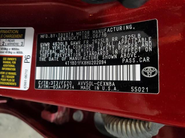 2017 Toyota Camry - Image 12