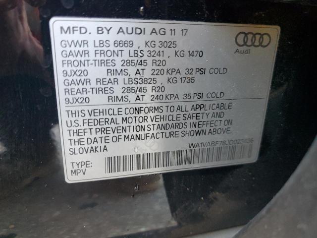 VIN WA1VABF78JD023436 2018 Audi Q7, Prestige no.13