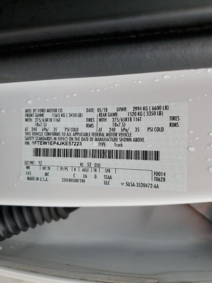 1FTEW1EP4JKE57223 FORD F-150 2018