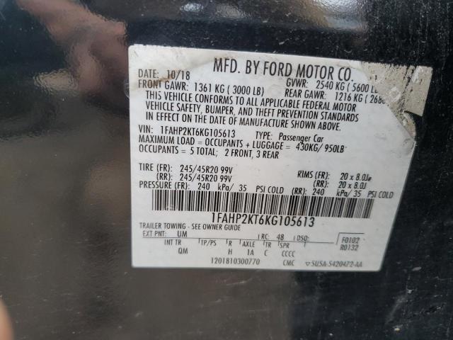 1FAHP2KT6KG105613 Ford TAURUS SHO