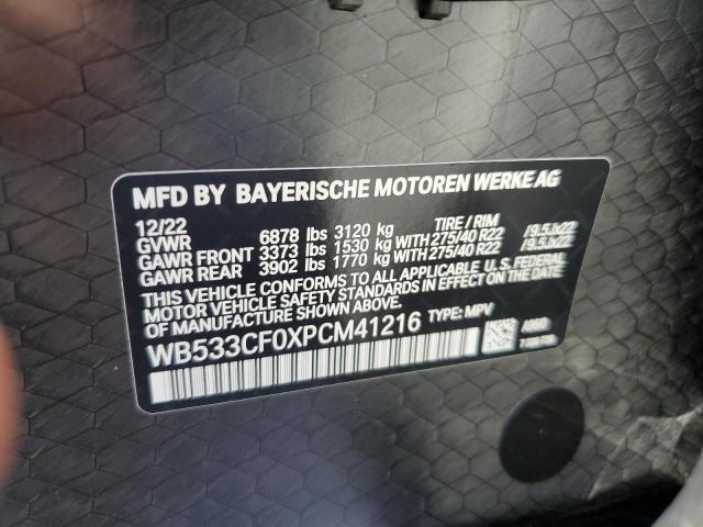 2023 BMW IX M60 - WB533CF0XPCM41216
