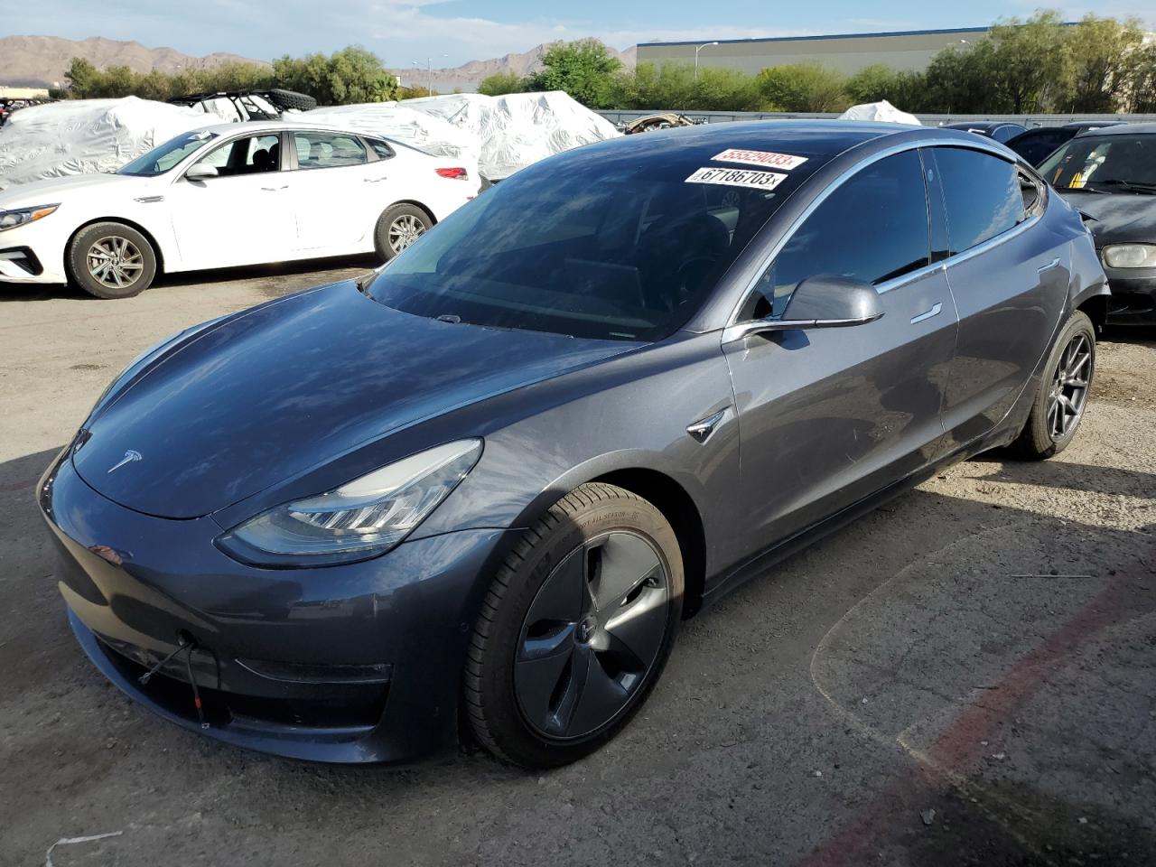 2019 Tesla Model 3 vin: 5YJ3E1EA6KF396400