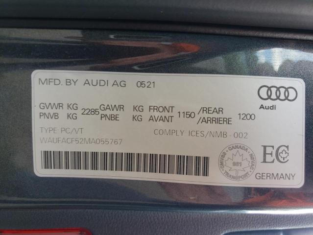 WAUFACF52MA055767 2021 AUDI A5, photo no. 13