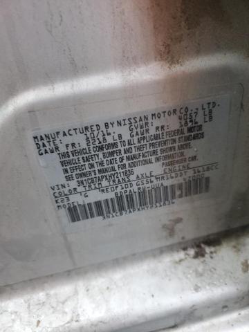 3N1CB7APXHY211836 Nissan Sentra Sr Turbo