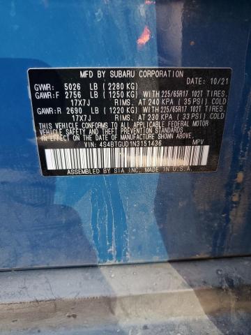 4S4BTGUD1N3151436 Subaru Outback Wilderness