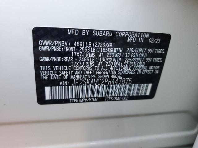 JF2SKAMC2PH447875 Subaru Forester Wilderness