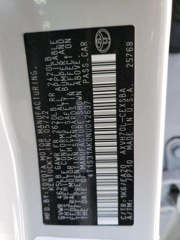 2022 TOYOTA CAMRY NIGH - 4T1S31AK0NU042637