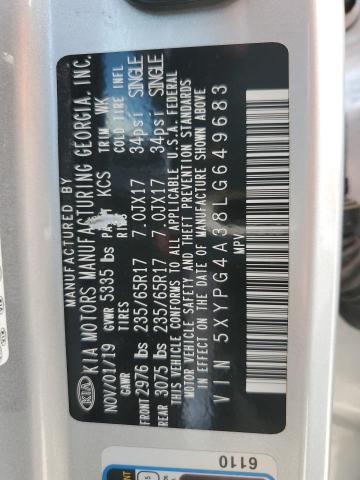 5XYPG4A38LG649683 KIA SORENTO L