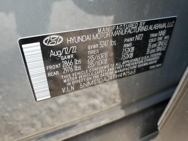 5NMS1DAJ4PH492563 | 2023 HYUNDAI SANTA FE S