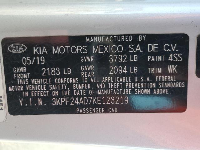 3KPF24AD7KE123219 Kia Forte FE 10