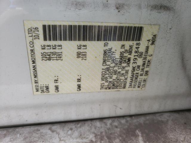 1N4AA6AP6HC391848 Nissan Maxima 3.5s