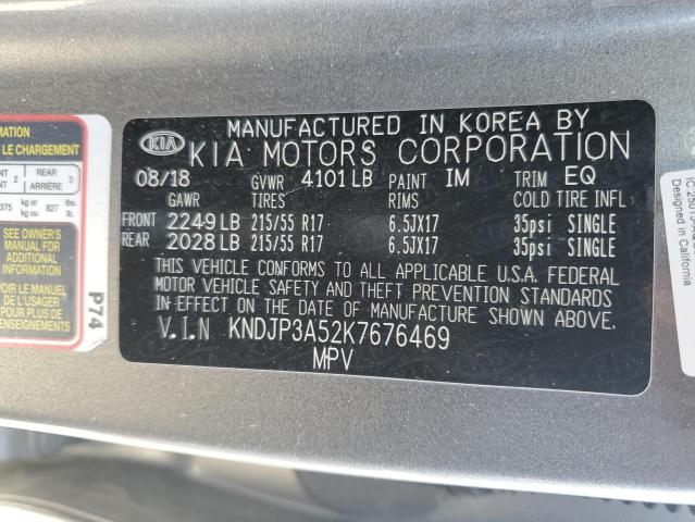 KNDJP3A52K7676469 Kia Soul + 10