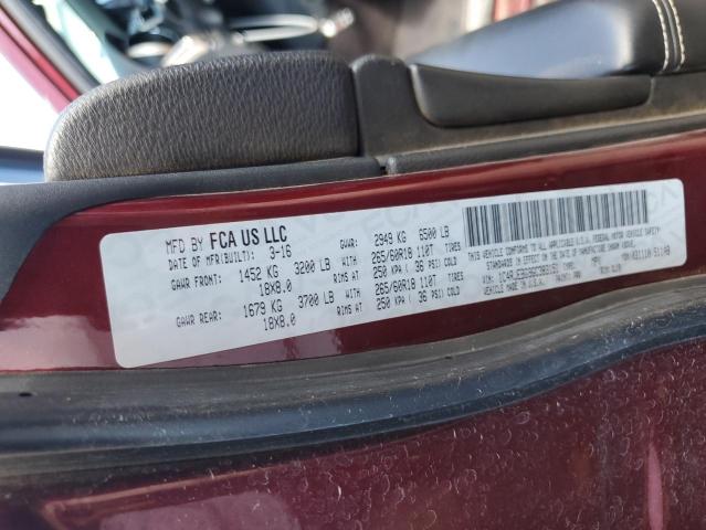 1C4RJEBG9GC383151 Jeep Grand Cherokee Limited