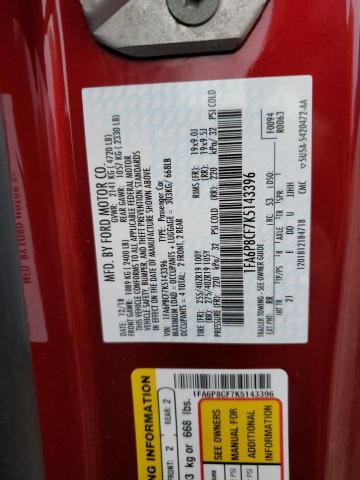 1FA6P8CF7K5143396 Ford MUSTANG GT