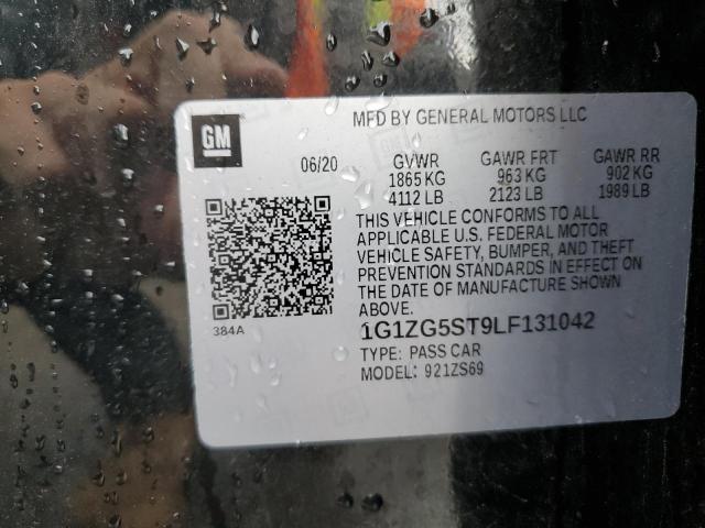 2020 CHEVROLET MALIBU RS - 1G1ZG5ST9LF131042