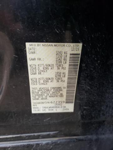 5N1BA0NF5FN622359 Nissan Armada Platinum