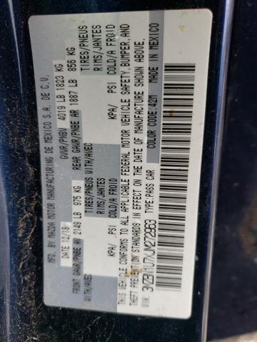 3MZBN1U7XJM272963 Mazda 3 SPORT
