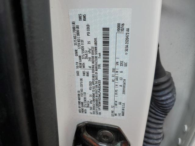 2020 FORD F150 SUPER - 1FTEW1E54LFA03435