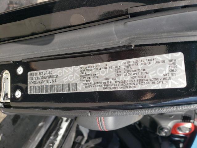 1C4HJXCG6PW601731 Jeep Wrangler Rubicon