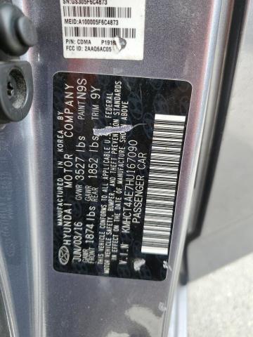 KMHCT4AE7HU167090 Hyundai ACCENT SE
