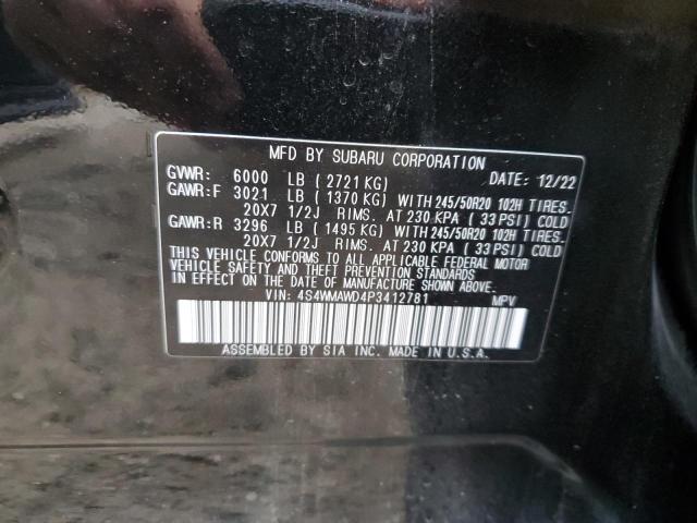 4S4WMAWD4P3412781 Subaru Ascent Touring