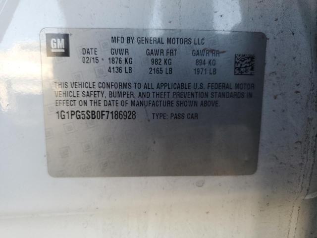2015 CHEVROLET CRUZE LTZ - 1G1PG5SB0F7186928