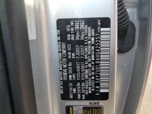 5XYZUDLB4HG425257 Hyundai SANTA FE SPORT