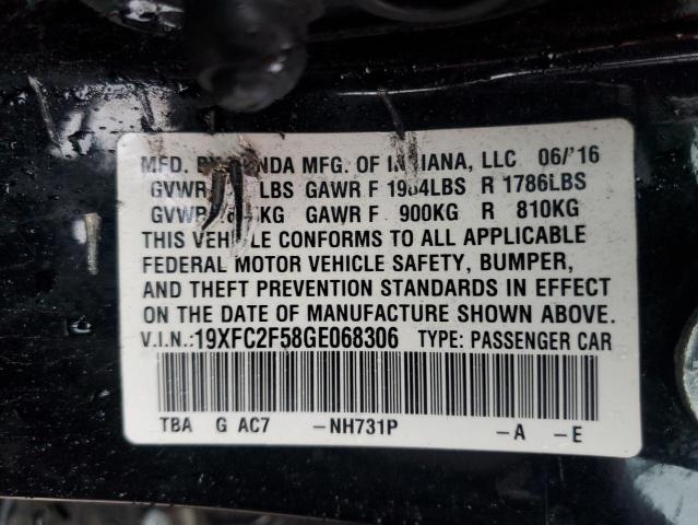 19XFC2F58GE068306 Honda Civic Lx
