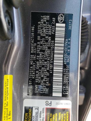 4T1BF1FK9GU215056 Toyota CAMRY LE