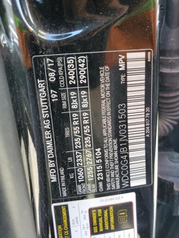 WDC0G4JB1JV031503 Mercedes-Benz GLC 300
