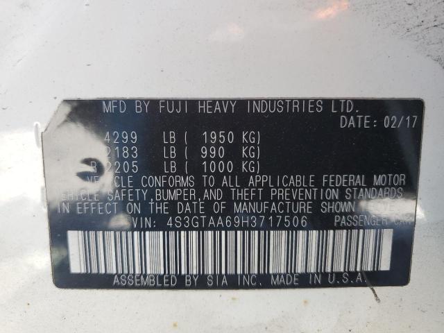 4S3GTAA69H3717506 Subaru Impreza