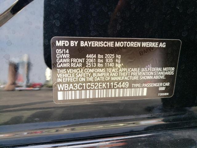 WBA3C1C52EK115449 BMW 328 I Sulev