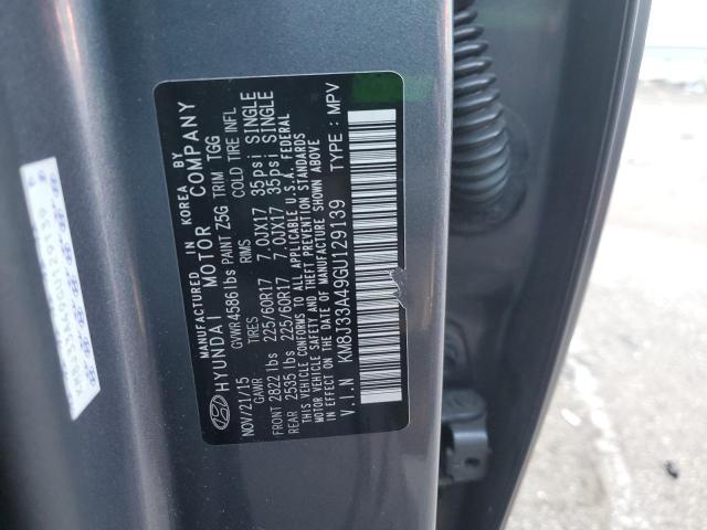 2016 HYUNDAI TUCSON LIM - KM8J33A49GU129139