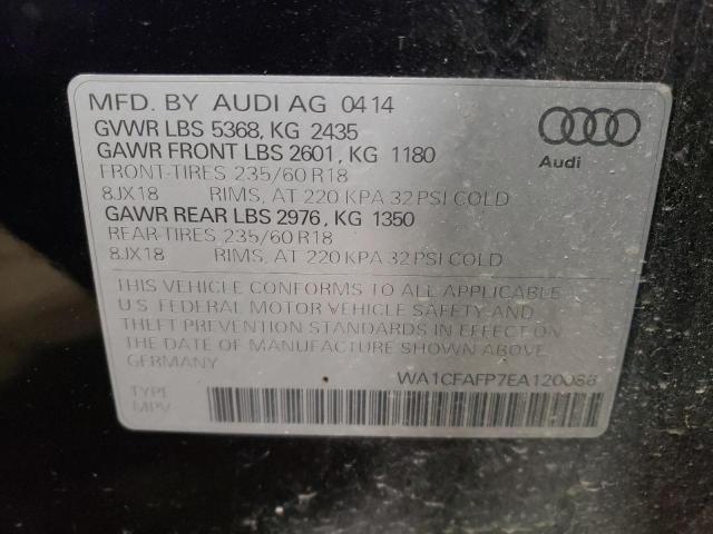 VIN WA1CFAFP7EA120086 2014 Audi Q5, Premium no.12