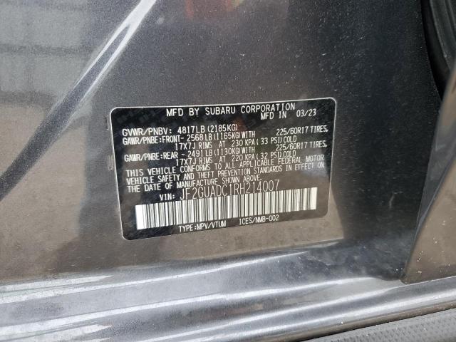 JF2GUADC1RH214007 Subaru Crosstrek Premium